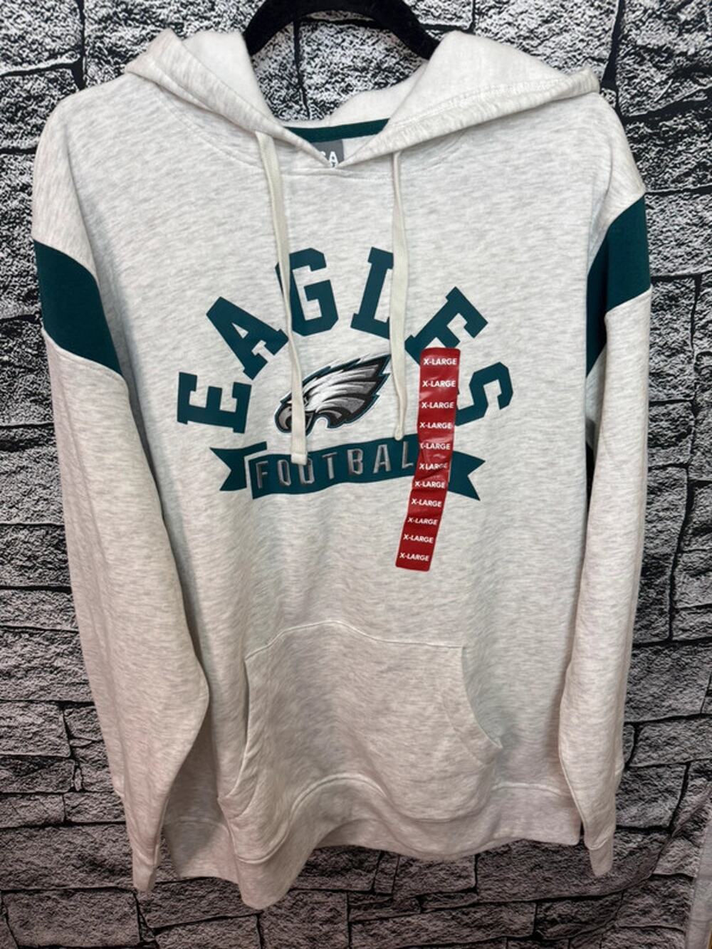 NWT NFL Philadelphia Eagles Goal Line Hoodie - XL